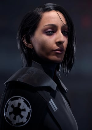 This is the Avatar Image for the Second Sister - Mask Off (Star Wars Jedi Fallen Order) AI Voice and Text to Speech Generator